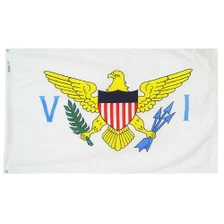 4X6' NYL-GLO VIRGIN ISLANDS FLAG