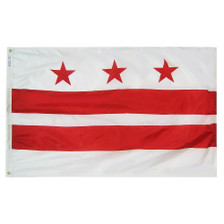 12X18'' NYL-GLO DISTRICT OF COLUMBIA WASHINGTON DC FLAG 12X18'' NYL-GLO DISTRICT OF COLUMBIA WASHINGTON DC FLAG
