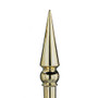 85G 8 IN BRASS PLATED ROUND SPEAR - 607356