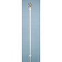 6 FT 1-PC WHITE SPINNING POLE W/BALL 6PK - 555675