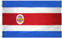 3X5 FT NYL-GLO COSTA RICA RICAN FLAG - 191835