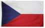 3X5 FT NYL-GLO CZECH REPUBLIC CZECHS REPUBLICAN FLAG - 192046