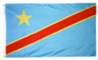 3X5 FT NYL-GLO DEMOCRATIC REPUBLIC OF CONGO 2006 CONGOLESE FLAG- 199462