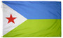 3X5 FT NYL-GLO DJIBOUTI DJIBOUTIAN FLAG - 192213