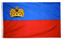 3X5 FT NYL-GLO LIECHTENSTEIN LIECHTENSTEINIAN LIECHTENSTEINER FLAG W/CROWN - 221391