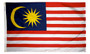 3X5 FT NYL-GLO MALAYSIA MALAYSIAN FLAG - 195283