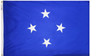 3X5 FT NYL-GLO MICRONESIA-DYED MICRONESIAN FLAG - 146807