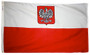 3X5 FT NYL-GLO POLAND W/EAGLE POLANDER POLISH FLAG - 221090