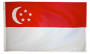 3X5 FT NYL-GLO SINGAPORE SINGAPOREAN FLAG - 197393