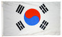 3X5 FT NYL-GLO SOUTH KOREA KOREAN FLAG - 197606