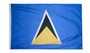 3X5 FT NYL-GLO ST LUCIA LUCIAN FLAG - 197225