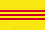 3X5 FT NYL-GLO SOUTH VIETNAM 1948-1975 VIETNAMESE FLAG - 199605