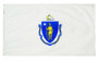 3X5 FT NYL-GLO MASSACHUSETTS - 142460