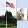 Annin Alliance Fiberglass Flagpole Internal Ground-Set FGI40 40 410