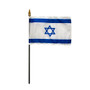 4X6 IN EB ISRAEL ISRAELI ISRAELIAN FLAG FLAG MTD 12PK - 210071