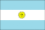 5X8 FT NYL-GLO ARGENTINA GOVERNMENT ARGENTINIAN FLAG - 190331