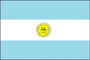 5X8 FT NYL-GLO ARGENTINA GOVERNMENT ARGENTINIAN FLAG - 190331