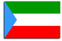 2X3 FT NYL-GLO EQUATORIAL GUINEA CIVIL GUINEAN FLAG - 192448