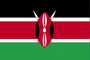 2X3 FT NYL-GLO KENYA KENYAN FLAG - 194446