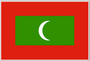 5X8 FT NYL-GLO MALDIVES MALDIVIAN FLAG - 195357