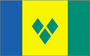 5X8' NYL-GLO ST VINCENT GRENADINES VICENTIAN VINCIES FLAG