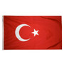 2X3' NYL-GLO TURKEY TURKISH FLAG