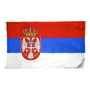 4X6' NYL-GLO SERBIA 2006 SERBIAN FLAG