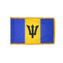 3X5' COL NYL-GLO BARBADOS BARBADIAN W/FRINGE FLAG
