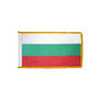 3X5' COL NYL-GLO BULGARIA BULGARIAN W/FRINGE FLAG