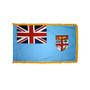 3X5' COL NYL-GLO FIJI FIJIAN W/FRINGE FLAG