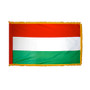 3X' COL NYL-GLO HUNGARY HUNGARIAN W/FRINGE FLAG