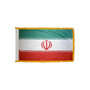 3X5' COL NYL-GLO IRAN IRANIAN W/FRINGE FLAG