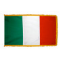 3X5' COL NYL-GLO ITALY ITALIAN W/FRINGE FLAG