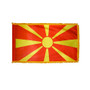 3X5' COL NYL-GLO MACEDONIA MACEDONIAN W/FRINGE FLAG