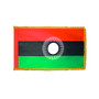 3X5' COL NYL-GLO MALAWI MALAWIAN W/FRINGE FLAG