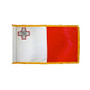 3X5' COL NYL-GLO MALTA MALTESE W/FRINGE FLAG