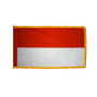 3X5' COL NYL-GLO MONACO MONEGASQUE W/FRINGE FLAG