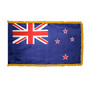 3X5' COL NYL-GLO NEW ZEALAND ZEALANDER W/FRINGE FLAG