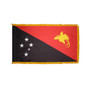 3X5' COL NYL-GLO PAPUA NEW GUINEA GUINEAN W/FRINGE FLAG