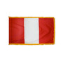 3X5' COL NYL-GLO PERU CIVIL PERUVIAN W/FRINGE FLAG