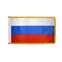 3X5' COL NYL-GLO RUSSIA RUSSIAN W/FRINGE FLAG