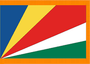 3X5' COL NYL-GLO SEYCHELLES FRANCO SEYCHELLOIS CREOLE W/FRINGE FLAG