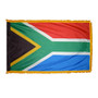 3X5' COL NYL-GLO SOUTH AFRICA AFRICAN W/FRINGE FLAG