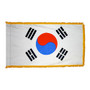 3X5' COL NYL-GLO SOUTH KOREA KOREAN W/FRINGE FLAG