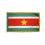3X5' COL NYL-GLO SURINAME SURINAMESE W/FRINGE FLAG