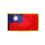 3X5' COL NYL-GLO TAIWAN TAIWANESE W/FRINGE FLAG