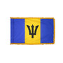 4X6' COL NYL-GLO BARBADOS BARBADIAN W/FRINGE FLAG