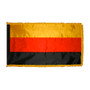4X6' COL NYL-GLO GERMANY GERMAN W/FRINGE FLAG
