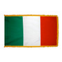 4X6' COL NYL-GLO ITALY ITALIAN W/FRINGE FLAG