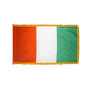 4X6' COL NYL-GLO IVORY COAST COTE D'IVOIRE IVORIAN W/FRINGE FLAG